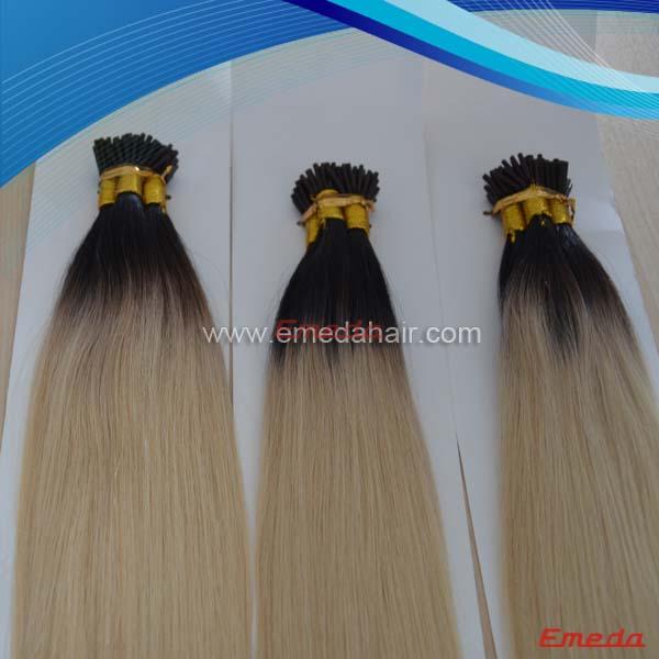 Pure braizilian human hair grade aaaaaa prebond hair ectensions.yj130